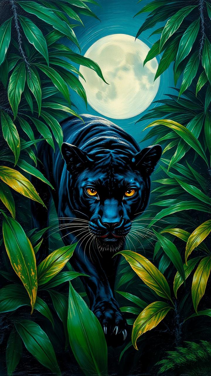 Wallpaper de celular em pintura a óleo